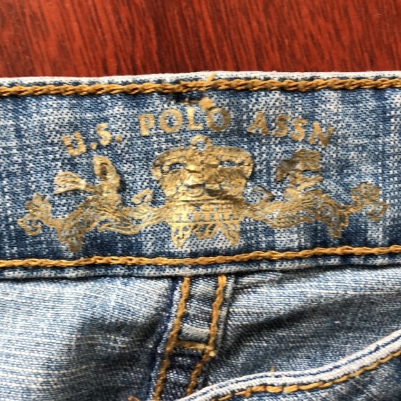 US Polo Assoc Women’s Size 10 Mid  Rise Boot Cut Light Denim Jeans - Picture 4 of 13